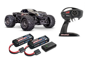 Traxxas TRX107154-1 Mini Maxx BL-2S 4WD Heavy Duty mit Akku + Lader Sparset 2