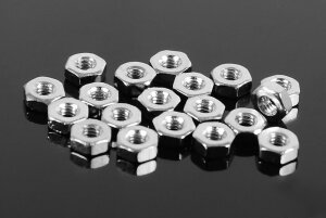 RC4WD Z-S0875 Regular M2 Nuts (Silver )