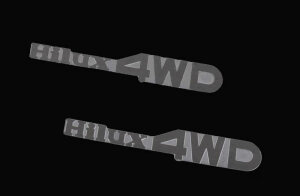 RC4WD Z-S0930 1-10 Hilux 4WD Embleem Set Voor Mojave en...
