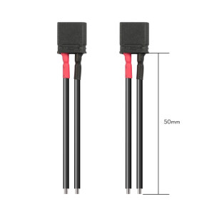 FLYWOO FW19003340 Black XT30U 50mm 20AWG Male Pigtail (2pcs)