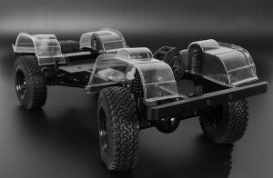 RC4WD Z-S1194 Set di parafanghi interni per il corpo del...