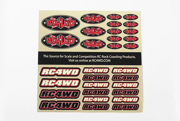 RC4WD Z-S1270 Small Decal Sheet