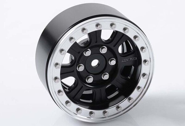 RC4WD Z-W0189 Raceline Monster 1.9 Beadlock wheels (Black-Silver ) 4 pcs.