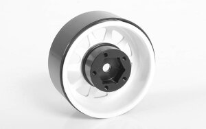 RC4WD Z-W0260 OEM Stamped steel 1.55 beadlock wheels (White) 4 pcs.