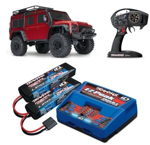 Traxxas 82056-4 TRX-4 Land Rover Defender Rot 1:10 4WD...