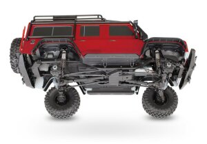 Traxxas 82056-4 TRX-4 Land Rover Defender Rot 1:10 4WD RTR Crawler TQi 2.4GHz Wireless mit Traxxas 2S Combo