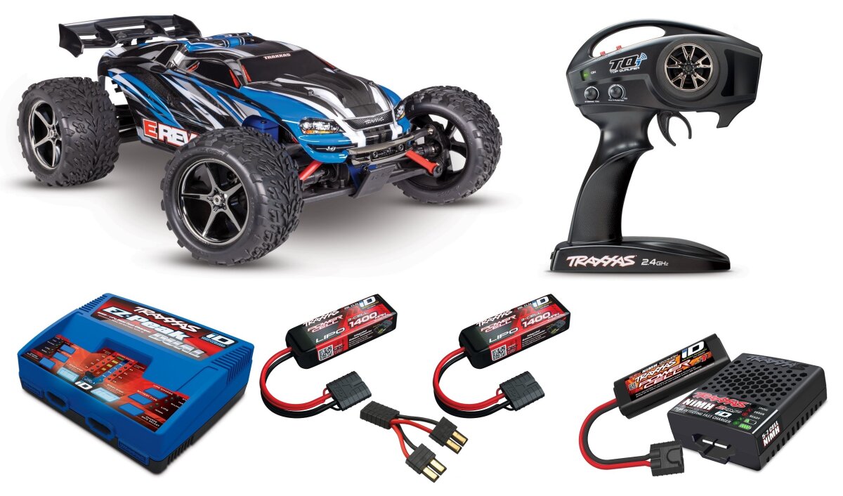 Traxxas 71076-8 E-Revo 4x4 VXL 1:16 Brushless TSM Monster