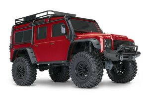 Traxxas 82056-4 for Crazy TRX-4 Land Rover Defender Grey 1/10th scale 4WD RTR Crawler TQi 2.4GHz Wireless