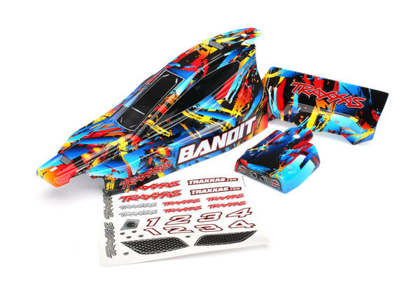 Traxxas TRX2448 Bodywork Bandit Rock n Roll (painted cut out with decals)