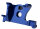 Traxxas TRX7460R Motorsteun 6061-T6 Alu (blauw geanodiseerd)