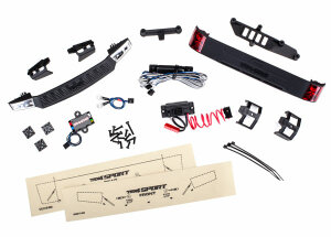 Traxxas TRX8085 Kit d&eacute;clairage LED complet avec Powersupply adapt&eacute; au TRX8111 (phare, feu arri&egrave;re &amp; bloc de distribution)