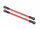 Traxxas TRX8142R Sospensione sinistra in acciaio, parte superiore posteriore, rossa (2) 5x115mm (per TRX-4 Long Arm Lift Kit TRX8140)