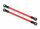 Traxxas TRX8145R Suspension left steel, rear lower, red (2) 5x115mm (for TRX-4 Long Arm Lift Kit TRX8140)