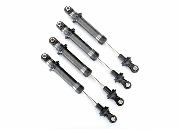 Traxxas TRX8160 Damper, GTS, alloy silver (without springs) (4) (for TRX8140)