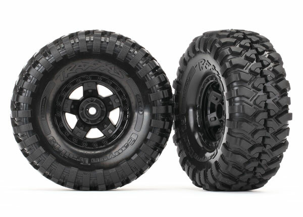 Traxxas TRX8179 Rims & Tyres, mounted (TRX-4 Sport with Canyon Trail 1.9) (2 pcs.)
