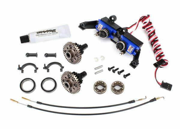 Traxxas TRX8195 Differential lock v&h (mounted) (with T-Lock cables and servos)