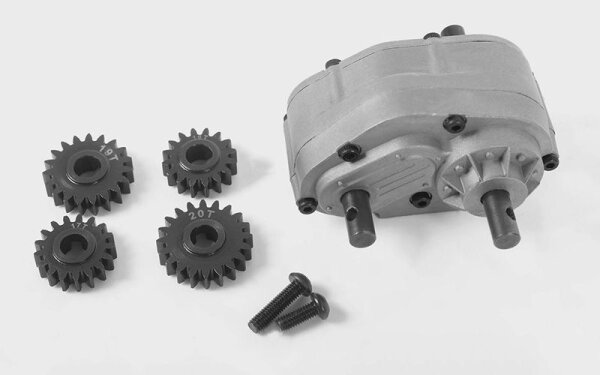 Boîtier de Transfert RC, Boîtier de Transfert en Métal RC Léger pour Modèle de Véhicule SCX10 / Gelande II D90 1/10 RC Crawler Car