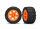 Traxxas TRX6774A Pneus sur jante 2.8 arrière (Rustler 2WD) RXT orange / Talon Extreme (2 pcs.)