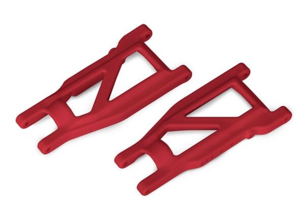 Traxxas TRX3655L Wishbone front/back (2 pcs.) red Heavy duty, for cold weather