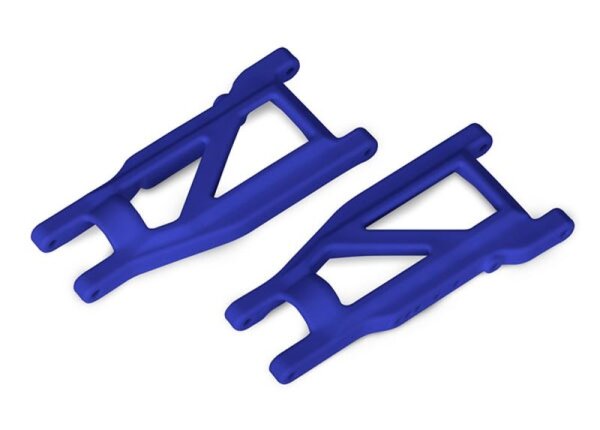 Traxxas TRX3655P wishbone front/back (2 pcs.) blue Heavy duty, for cold weather
