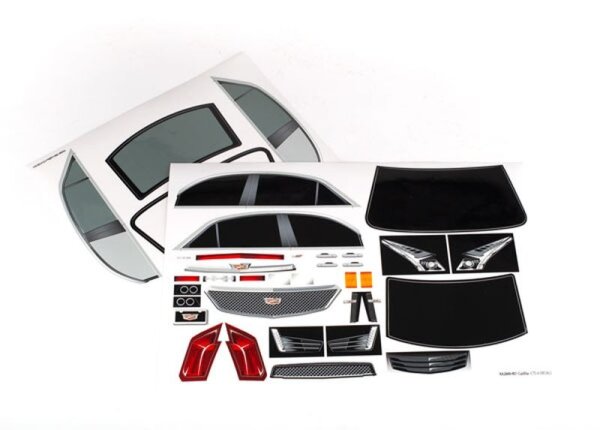 Traxxas TRX8393 Decal planche de décoration autocollant Cadillac CTS-V