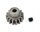 Robinson-Racing RR-1715 Motor pinion in super hard "Absolute" steel 1/8" (3,2mm) 32DP / Modul 0.8 15 teeth