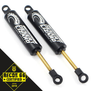 Yeah Racing YA-DDL-090BK 90mm Desert Lizard Two Stage Shock Absorber Inner Suspension 2 Pcs Black Crawler G6 Certified