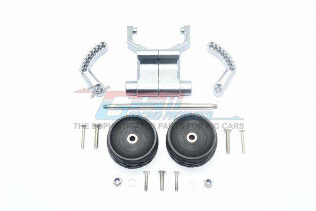 TRAXXAS MINI E-REVO GPM REAR WHEELIE BAR SILVER ALUMINUM ERV333R-S