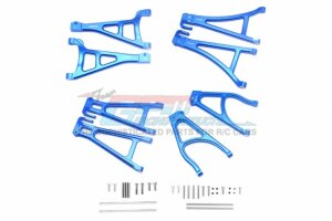 GPM-ER24567-B E-Revo 1/8 E-Revo 1/8 V2 Aluminium Querlenker-Set (Vorne + Hinten & Oben + Unten) -6-teilig