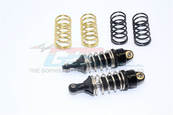 GPM-ERV348-BK-S E-Revo 1/16 Adjustable front or rear aluminium shock absorber with 1.2 mm, 1.3 mm and 1.4 mm springs) - 1 set