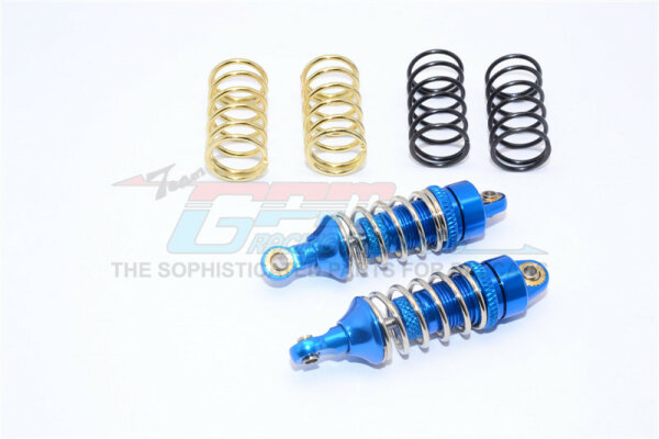 GPM-ERV348-B-S E-Revo 1/16 Adjustable shock absorber front or rear in aluminium with 1.2 mm, 1.3 mm and 1.4 mm springs) - 1 set