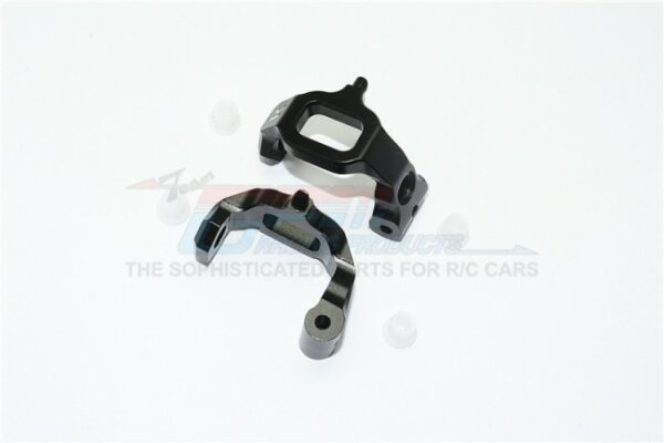 GPM-GT019-BK 4-TEC 2.0 Aluminium steering lever bracket C-Hubs -6-pieces