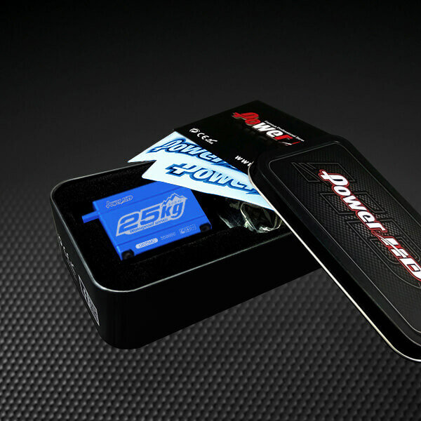 Servo HD LW-25MG Waterproof HV Blue Alu Case 25.0kg/0.14Ss - Foto 9