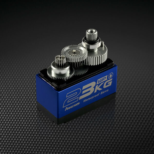 Servo HD LW-25MG Waterproof HV Blue Alu Case 25.0kg/0.14Ss - Foto 6