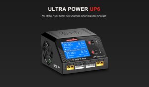 Ultra Power UP6 DUO LiPo-NiMh Ladegerät 2x 10 A und...