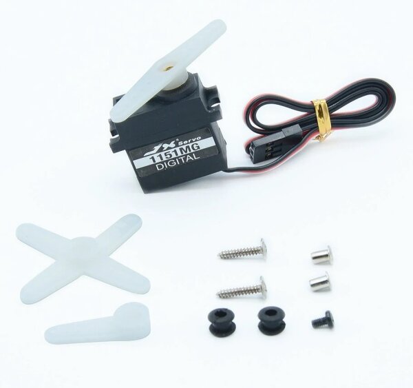 RC Servo 2,2kg Metallgetriebe Wasserdicht - Mini Servo Für 1/16 1/14 1/12 RC Autos