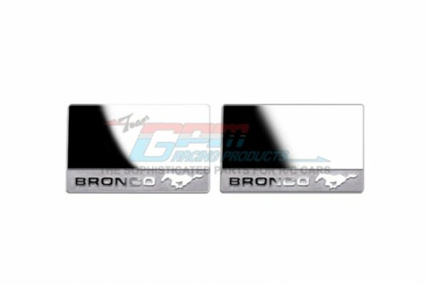 GPM-TRX4ZSP35-OC TRX-4 Bronco Accessori: Specchietti retrovisori esterni per Trx-4 Ford Bronco set da 2 pezzi