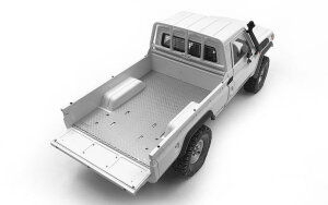 RC4WD VVV-C0736 Piattaforma di carico con piastra diamantata per RC4WD TF2 LWB Toyota LC70