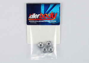Killerbody KB48365GY Radmuttern Aluminium Grau (4 Stk)