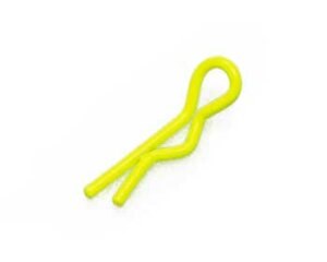 Robitronic RS016Y Body clips Bright yellow (10 pcs.)