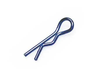 Robitronic RS016B body clips metallic blue (10 pcs.)