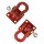 Robitronic R21039 Towing eye 15mm with mounting plate and shackle (2 pieces)