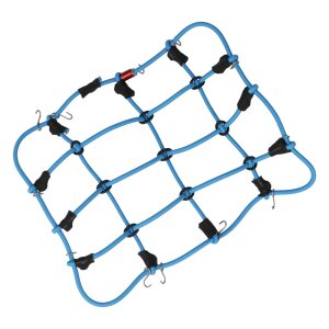 Robitronic R21001BL Luggage Net with Hooks Blue (150mm x...