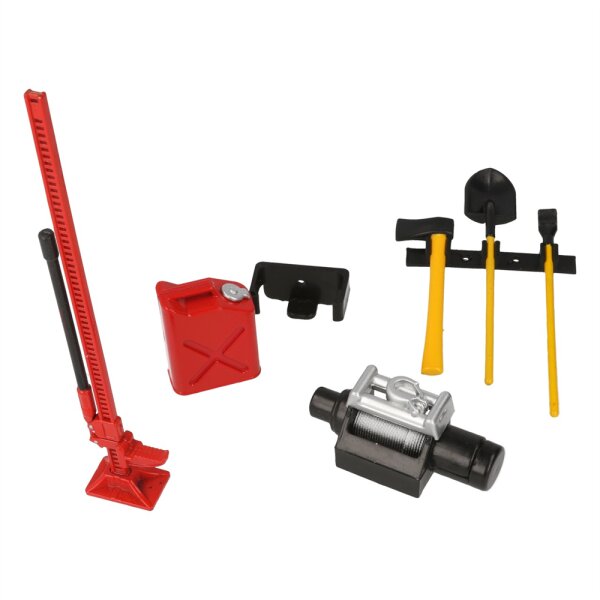 Robitronic R21010R Tool Set with Holder Decor Red