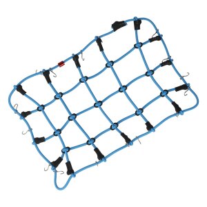 Robitronic R21002BL Luggage Net with Hooks Blue (190mm x...