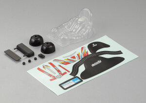 Killerbody KB48245 Fahrerfigur Lexan mit Helm im Sitz