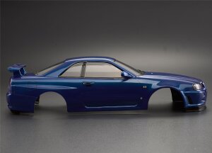 Killerbody KB48716 Nissan Skyline R34 carrosserie metallic blauw 195mm RTU
