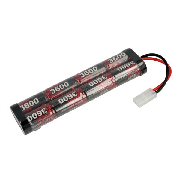 Robitronic R05153 NiMH battery 3600mAh 9,6V Stick Pack Tamiya connector