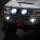 Killerbody KB48689 Bumper with LED headlight Alu black for 1/10 Truck