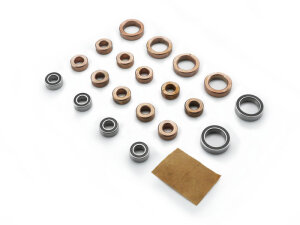 Carisma 15857 SCA-1E Lagerbuchsen-Set (14 Stück 5X10X4, 6 Stück 10X15X4)